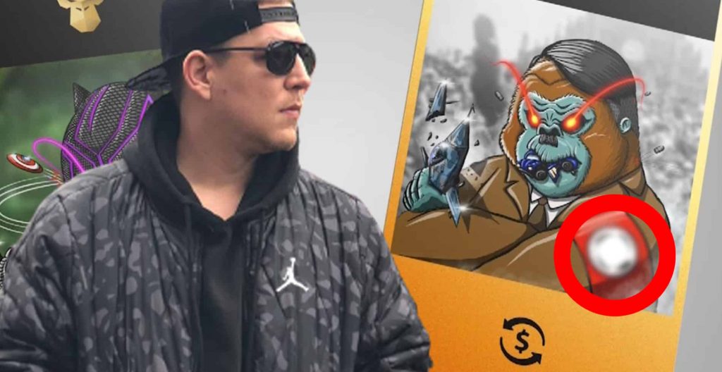 Mindent a pénzért? - Horogkeresztes NFT-t reklámoz a német Twitch streamer