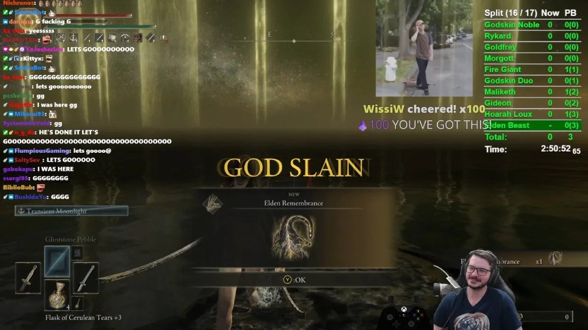 This streamer played the Elden Ring without damage