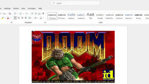 Már egy MS Word doksiban is elfut a Doom