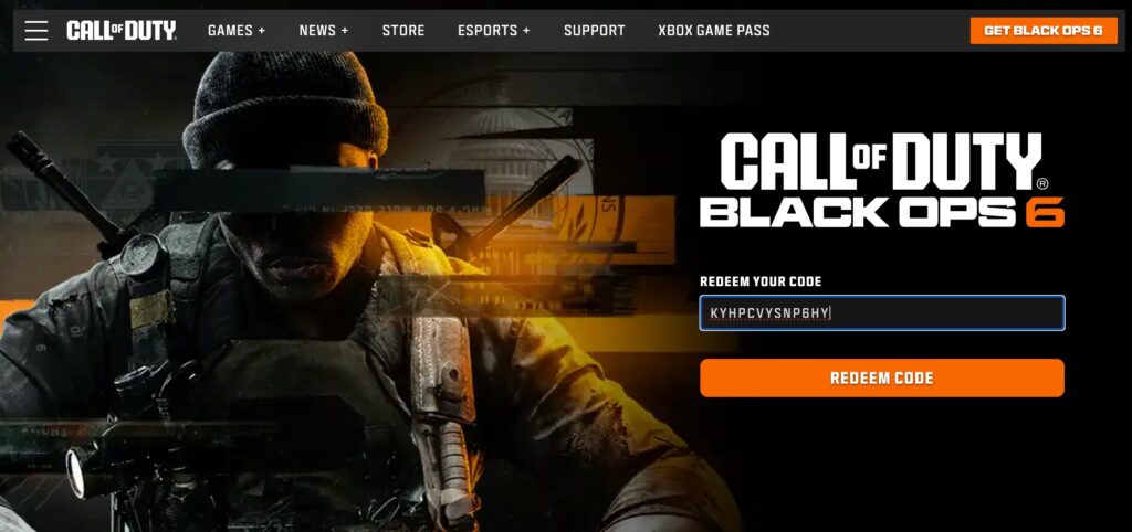 A Call of Duty kód aktiválása