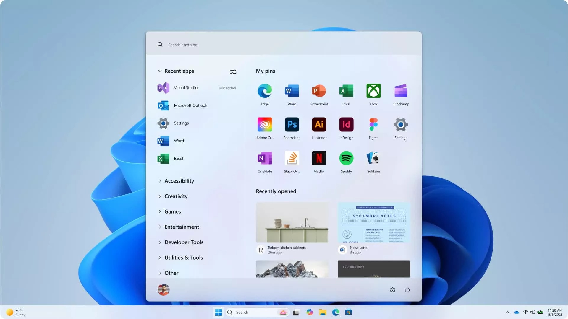 A Windows 11 új tálcája