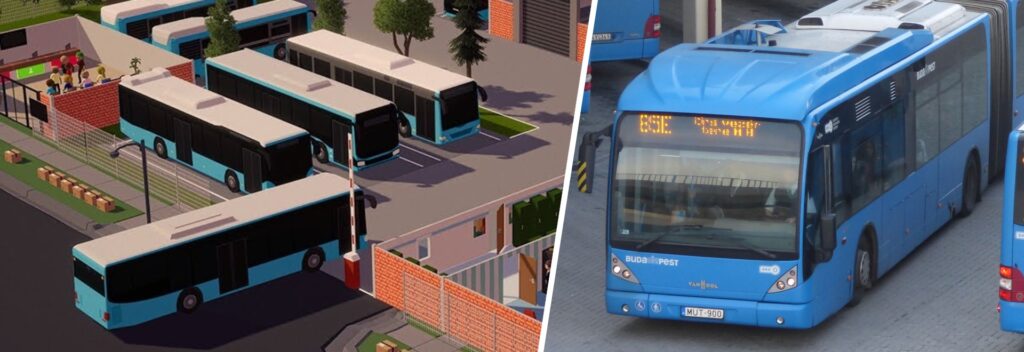 A Busz-szimulátor, amiben Magyarországon is lehet nyomni, valós térképadatok alapján