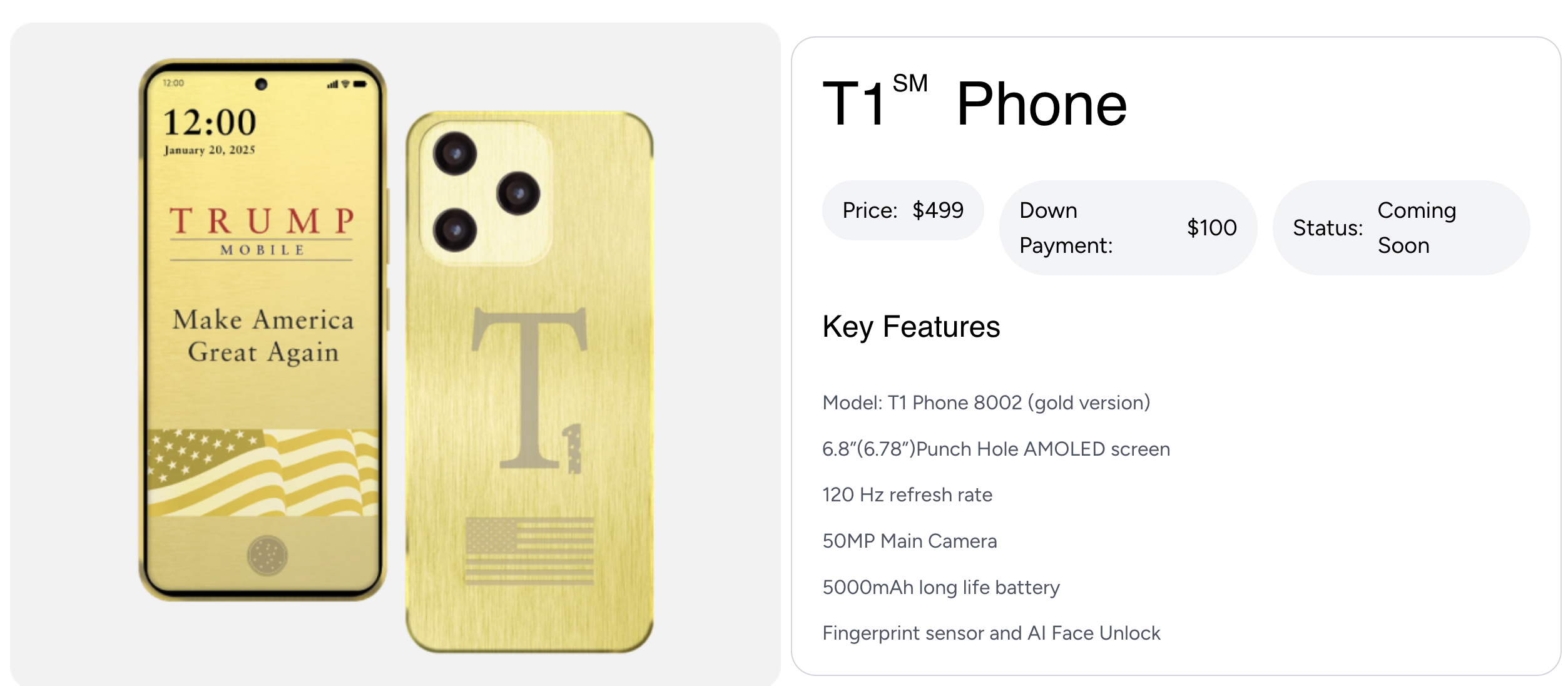 A Trump telefon