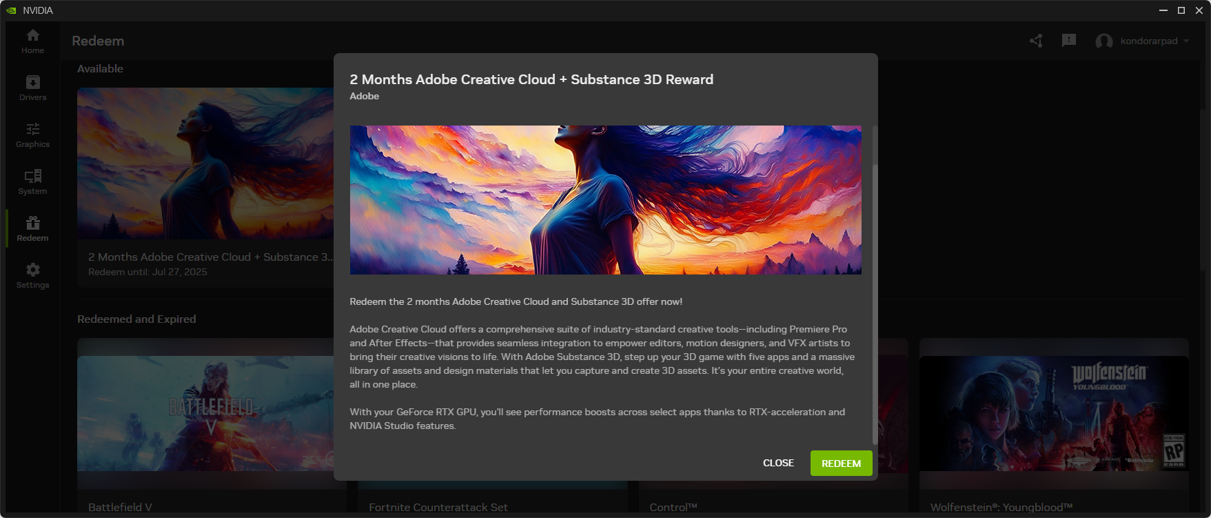 Az Nvidia App ajándéka
