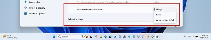 Megújul a Windows Tálca