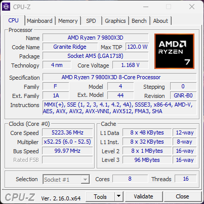 A CPU-Z PC-s segédprogram már felkészült az új generációra