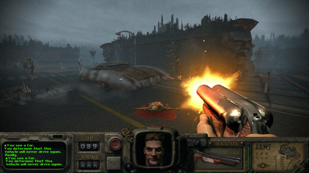 Brutális játékmeneten a Fallout első részének FPS remake-je