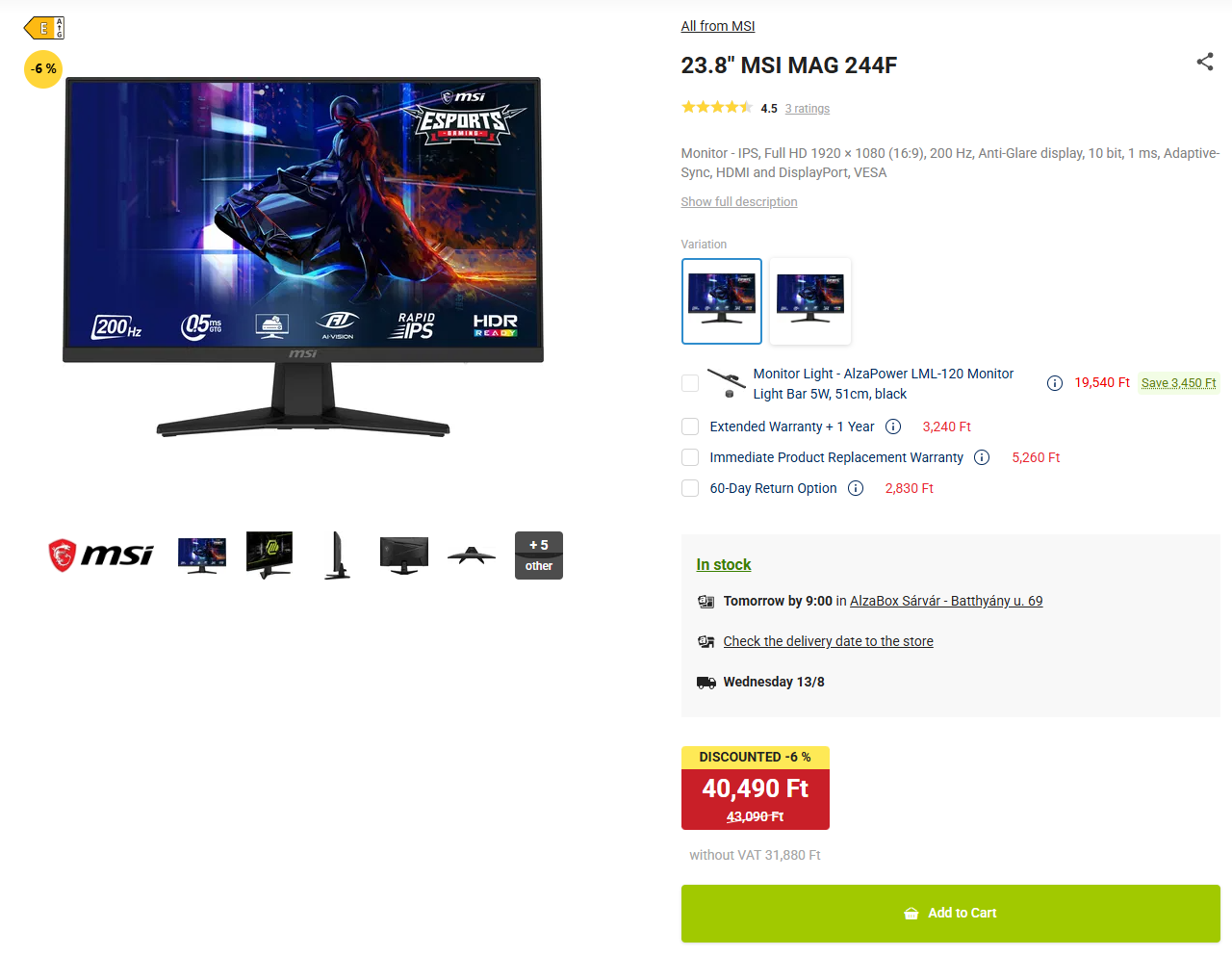 MSI Gamer Monitor