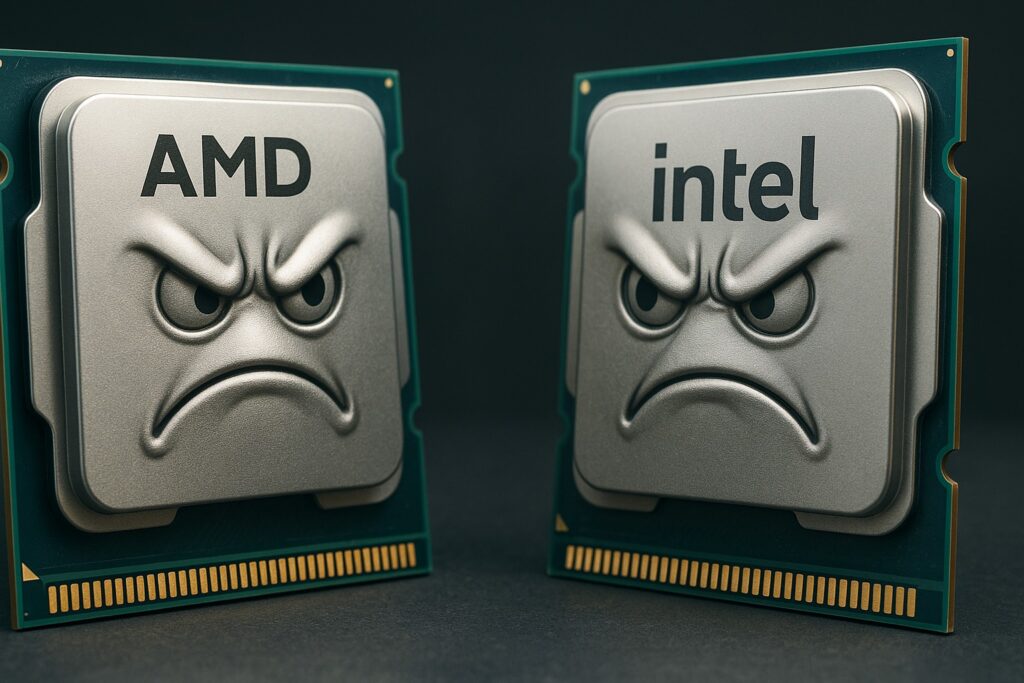 Az év végén egymásnak esik az AMD és az Intel
